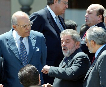 El ex presidente uruguayo conversa