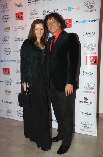 Ángel Mahler y su mujer