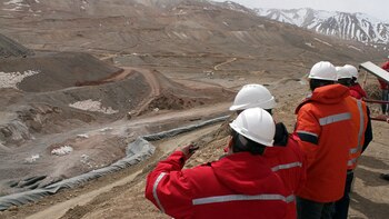 La mina Veladero, en la