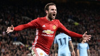 Juan Mata anotó el gol