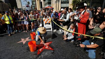 La estrella fue rápidamente reparada