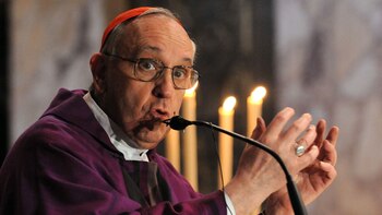 Bergoglio ofició una misa por