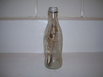 La botella de Coca Cola