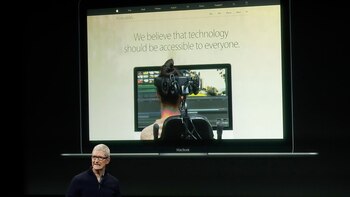 Tim Cook habló sobre la importancia de la accesibilidad en la web (fotos: AP, AFP y Reuters)