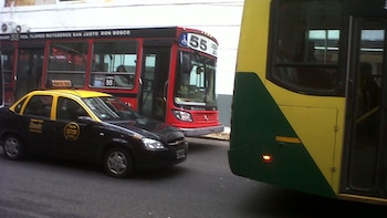 Un coche de la línea