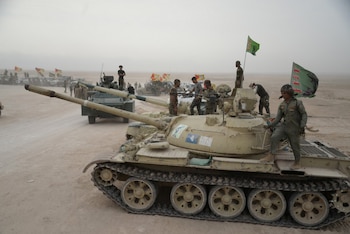 Las fuerzas del ejército iraquí