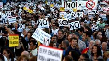 Miles de españoles se movilizaron