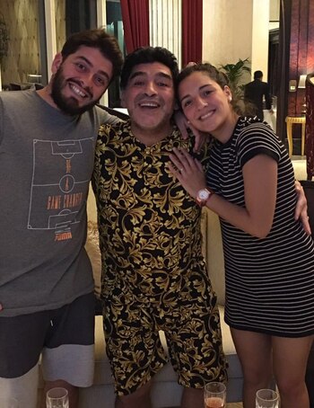 Maradona festejó su cumpleaños con
