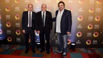 Fernando Bravo con Ronán Lutch y Roberto Moldavsky