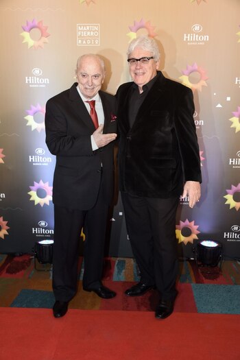 Cacho Fontana y Carlos Siacaluga