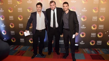 Ariel Senosiain, Leo Gabes y Esteban Edul