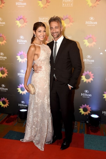 Catherine Fulop y Osvaldo Sabatini