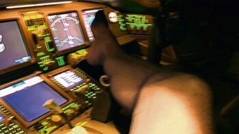 El tablero de luces indica