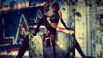 Kate Rodríguez se disfrazó de Gatúbela por Halloween (Instagram)