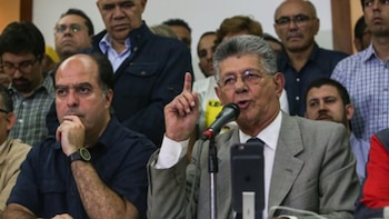 Julio Borges y Henry Ramos