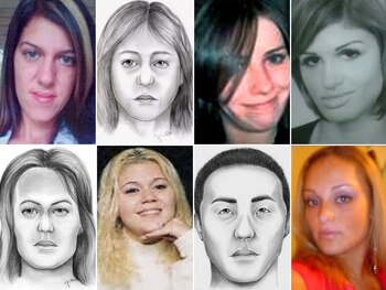 Las víctimas del asesino serial