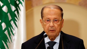 Michel Aoun, presidente del Líbano