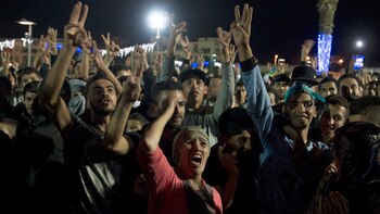 Los marroquíes se movilizaron en