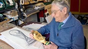 El trofeo de Silvio Gazzaniga