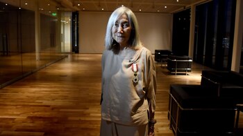 María Kodama posa para Infobae,