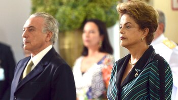 Michel Temer y Dilma Rousseff,