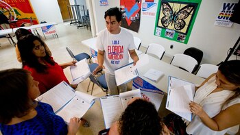 El voto latino es clave