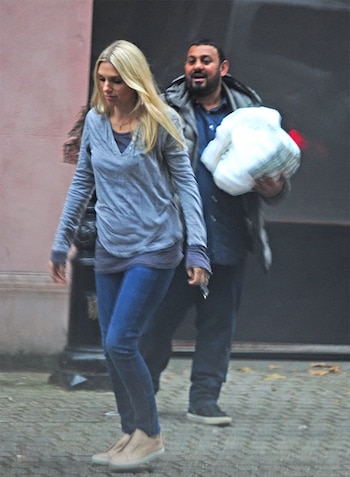 Hamed acompañó a su esposa