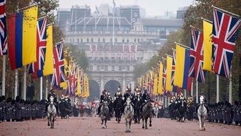 Hubo un desfile militar de