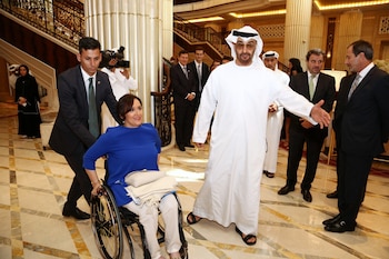 El príncipe heredero visitó a