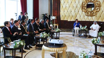 Gabriela Michetti habló en la