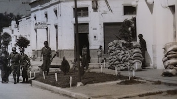 Militares en las calles de