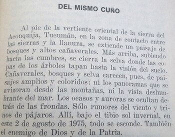 Relato sobre una emboscada del