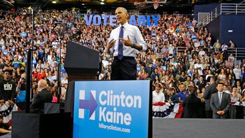 Barack Obama recomendó al electorado ir a votar antes del próximo martes (AP)