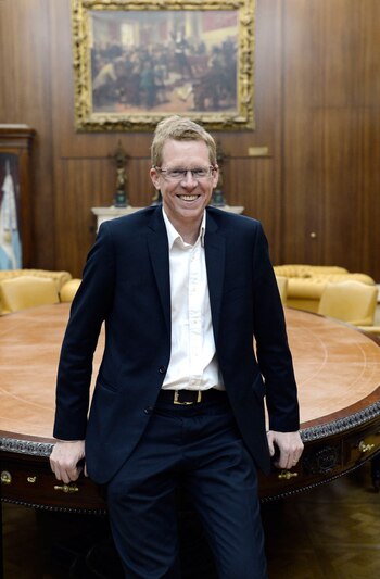 Juan Curutchet, presidente del Banco