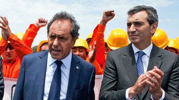 Scioli junto a Randazzo en