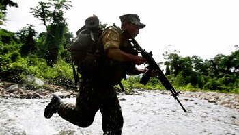 En la actualidad, un soldado
