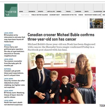 La noticia de Noah, el