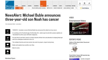 La noticia de Noah, el