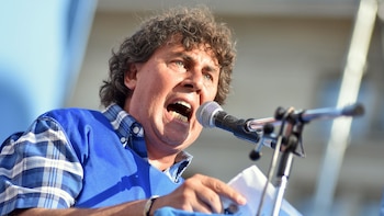 El líder de la CTA Autónoma, Pablo Micheli (DyN)