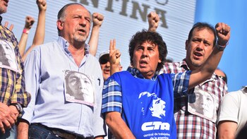 Hugo Yasky y Pablo Micheli