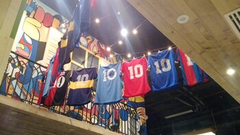 Las camisetas que defendió Maradona