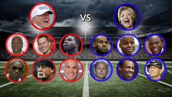 Varias estrellas del deporte se