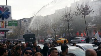 La policía turca repimió a