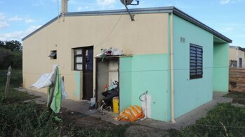 La humilde residencia donde se