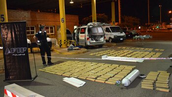 La Gendarmería encontró 284 paquetes