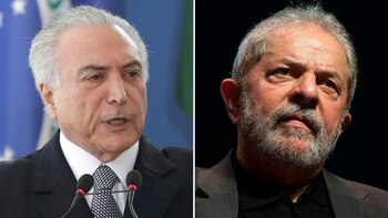 Michel Temer y Lula da