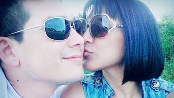 Slapak y Notagay, semanas antes del ataque.