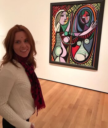 Agustina Kämpfer en MoMA (Museo de Arte Moderno)