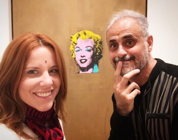 Jorge Rial y Agustina Kämpfer en MoMA