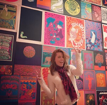Otra de las postales de Agustina Kämpfer en Nueva York